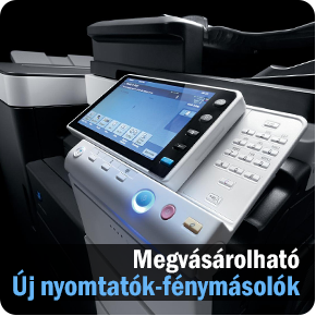 Új nyomtatók, fénymásolók