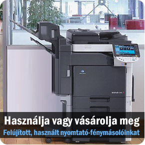 Bérelhető, megvásárolható nyomtatók, fénymásolók